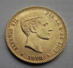 Spanje 25 pesetas 1878, Postzegels en Munten, Munten | Europa | Niet-Euromunten, Ophalen of Verzenden, Goud