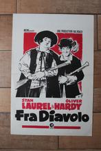 filmaffiche Laurel and Hardy Fra Diavolo filmposter, Verzamelen, Posters, Rechthoekig Staand, Ophalen of Verzenden, Zo goed als nieuw