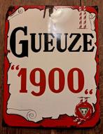 Geuze Geueze en émail 1900 Toussaint 1953, Collections, Marques & Objets publicitaires, Envoi