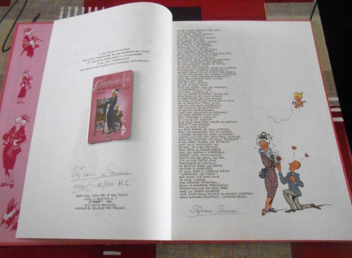 Gertrude-telefoonkaart in het land van de Belgen en boek, Verzamelen, Telefoonkaarten, Ophalen of Verzenden