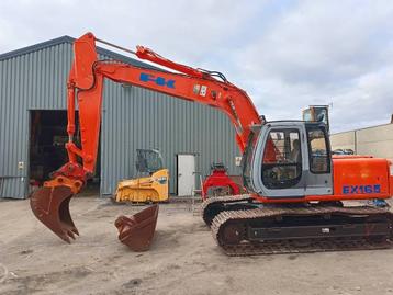 Fiat-Kobelco EX165 hitachi excavator kettenbagger graafmachi, Excavatrice