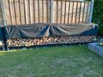 Brandhoutrek metaal 386x36x117cm met hoes, Ophalen, Gebruikt