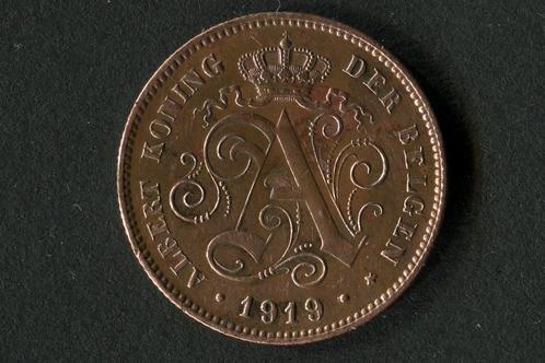 2 cent - Albert I in het Nederlands 1919, Postzegels en Munten, Munten | België, Losse munt, Overig, Ophalen of Verzenden