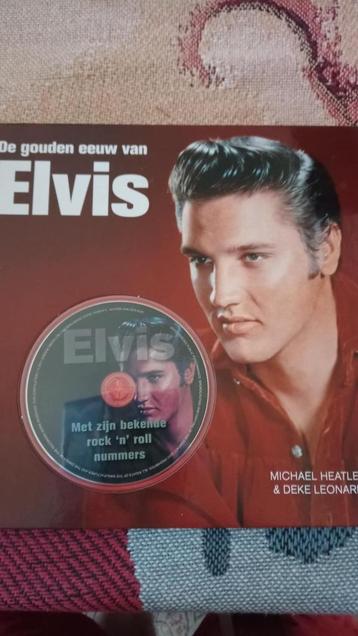 Elvis de gouden eeuw van Elvis, nieuw boek met cd erbij,  beschikbaar voor biedingen