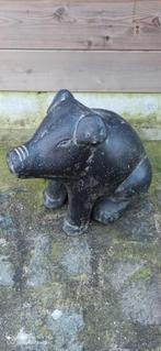 cochon dans la pierre, Jardin & Terrasse, Statues de jardin, Animal, Pierre, Enlèvement, Neuf