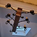 Rustieke kroonluchter, Huis en Inrichting, Lampen | Kroonluchters, Ophalen of Verzenden, Hout