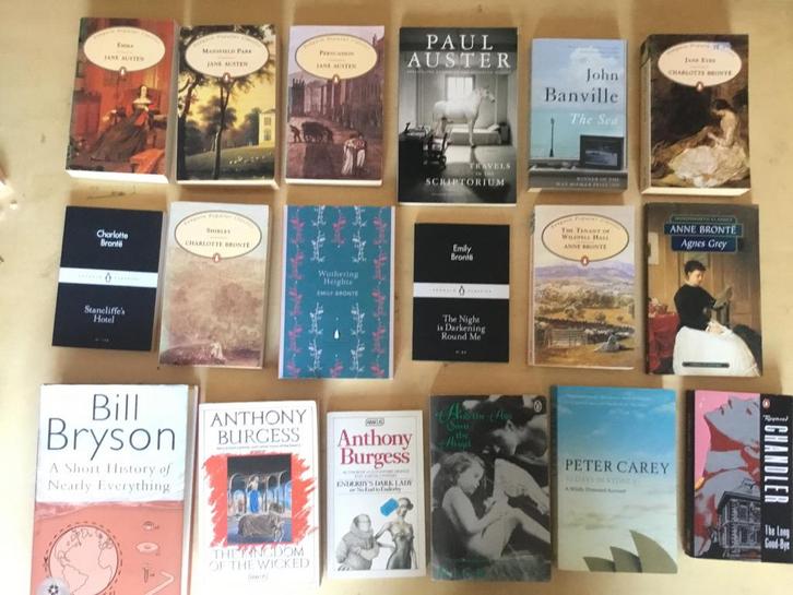 Grote lijst Engelstalige boeken - veel klassiekers, Boeken, Romans, Zo goed als nieuw, Ophalen of Verzenden