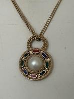 Agatha Paris pendentif metal et perle vintage, Enlèvement ou Envoi, Comme neuf