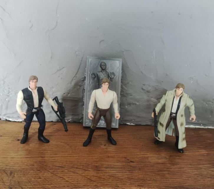 Star Wars modern HAN SOLO *3 POTF Kenner 1995-1997, Verzamelen, Star Wars, Gebruikt, Actiefiguurtje, Ophalen of Verzenden