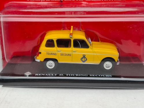 Renault 4L Touring Secours Belgique - Hachette 1/43, Hobby en Vrije tijd, Modelauto's | 1:43, Zo goed als nieuw, Auto, Overige merken
