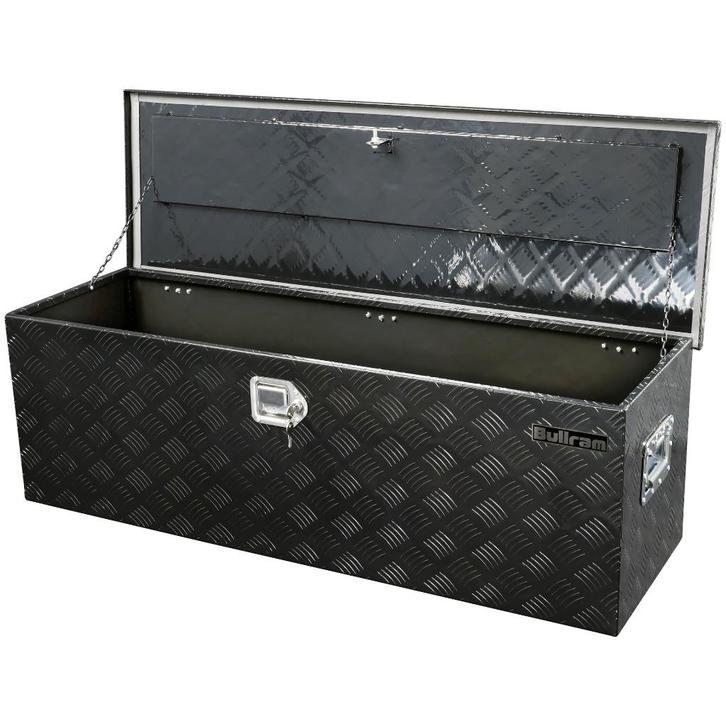 Opbergkist traanplaat groot zwart gecoat, Autos : Divers, Autos divers Autre, Envoi