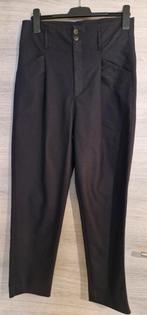 Zwarte lange broek, Kleding | Dames, Massimo Dutti, Zwart, Maat 42/44 (L), Ophalen of Verzenden