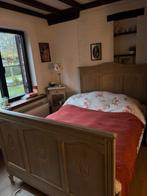 Eikenhouten bed, Huis en Inrichting, Ophalen, Gebruikt, Bruin