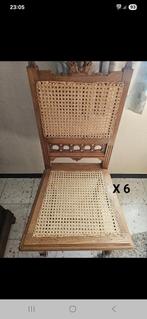 6 chaisse en bois ancienne, Ophalen