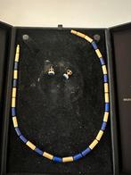 Antiek gouden getting met blauwe stenen, Ophalen, Gebruikt