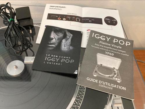 IGGY POP platenspeler, Muziek en Instrumenten, Dj-sets en Draaitafels, Zo goed als nieuw, Draaitafel, Overige merken, Ophalen