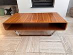 table basse robuste en Noyer de Ange, Huis en Inrichting, Tafels | Salontafels, Ophalen, Moderne, bois massif et les pieds en métal
