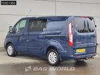 Ford Transit Custom 130PK Dubbel Cabine Automaat Limited 2x, Stof, 4 cilinders, Blauw, 130 pk
