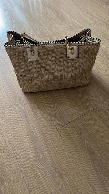 Handtas michael kors, Ophalen of Verzenden, Zo goed als nieuw, Beige, Handtas