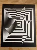 Originele zeefdruk van Vasarely, Antiek en Kunst, Ophalen of Verzenden