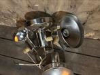 Set van 10 vintage chromen spots, Ophalen of Verzenden, Zo goed als nieuw