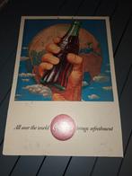 Oud reclame bord Coca Cola, Collections, Marques & Objets publicitaires, Enlèvement ou Envoi