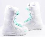 38 EU snowboard schoenen THIRTYTWO LASHED, white/mint, Verzenden, Gebruikt, Schoenen