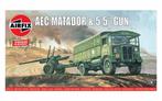AIRFIX 01314V AEC MATADOR & 5.5" GUN ECHELLE 1/76, Hobby en Vrije tijd, Modelbouw | Auto's en Voertuigen, Nieuw, Truck, Ophalen of Verzenden