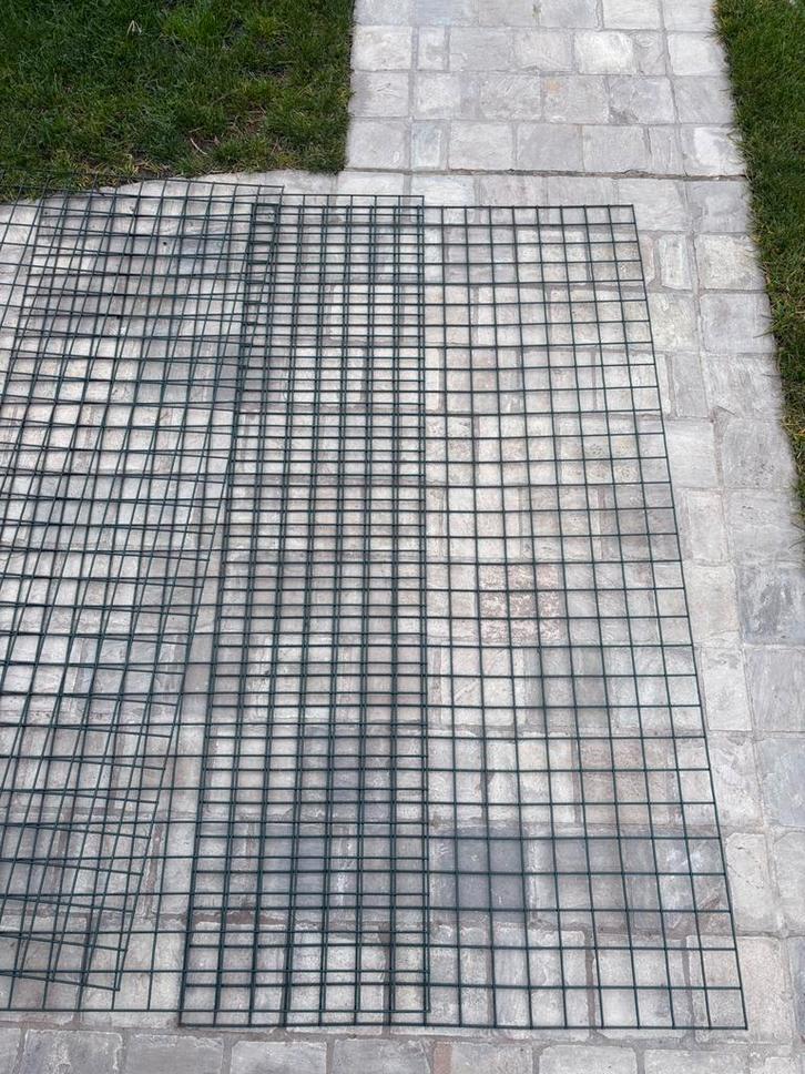 Giardino Trellis / Klimrek / Plantensteun - Metaal - Groen, Tuin en Terras, Tuinhekken en Hekwerk, Zo goed als nieuw, Gaashekwerk