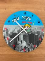 Wandklok 43cm New York., Huis en Inrichting, Woonaccessoires | Klokken, Ophalen, Zo goed als nieuw, Wandklok