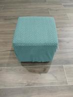 Pouf 35*35*35 avec housse verte matcha, Maison & Meubles