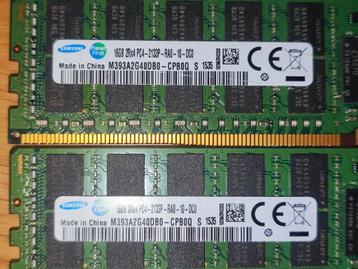 64gb Samsung 16GB 2Rx4 PC4-2133P-RA0-10-MB1 Server RAM ECC D beschikbaar voor biedingen