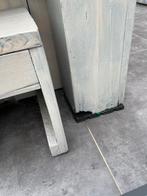 Steigerhouten tuinset - renovatieproject 340X100X78, Enlèvement, Utilisé, Rectangulaire, Bois