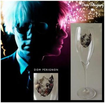 Dom Perignon Andy Warhol Exclusief Champagneglas Nieuw disponible aux enchères