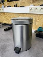 Pedaalvuilbakje Brabantia 3Liter Inox, Ophalen, Zo goed als nieuw, Inox