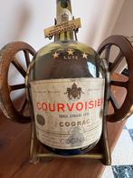 Courvoisier cognac 3,76 l in houten karretje uniek col.item, Enlèvement, Boissons