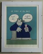 The Cat, GACI zeefdruk van Philippe Geluck, genummerd en gen, Philippe Geluck, Eén stripboek, Ophalen, Gelezen