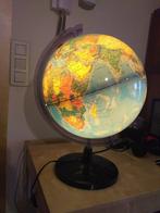 Wereldbol verlicht 25 euro, Maison & Meubles, Accessoires pour la Maison | Globes, Comme neuf, Enlèvement, Lumineux