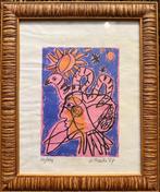 Corneille  Gesigneerd Gedateerd 1987  Hand Gesigneerd , Genu, Antiek en Kunst, Ophalen