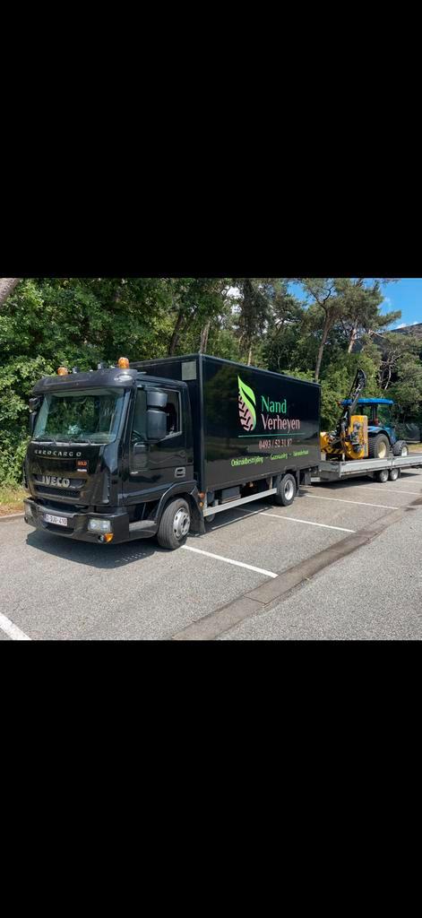 Iveco eurocargo bakwagen, Auto's, Vrachtwagens, Particulier, Iveco, Diesel, Euro 5, Automaat, Zwart, Ophalen of Verzenden