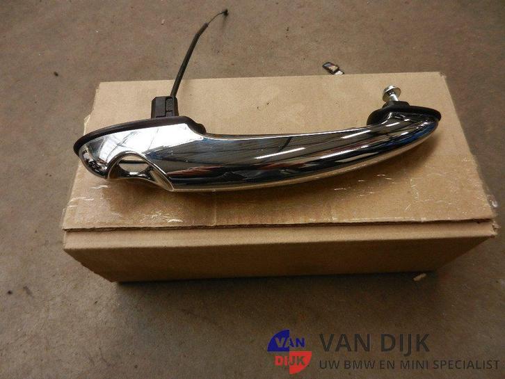 Portiergreep chrome buitenzijde MINI 51217198471, Auto-onderdelen, Carrosserie, Deur, Links, Gebruikt, BOVAG lid, Herkomst onderdeel bekend