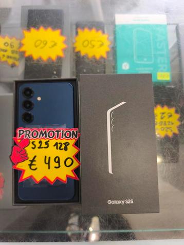 Samsung S25 128gb perfecte staat 2 jaar garantie  beschikbaar voor biedingen