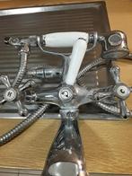 BAD MENGKRAAN MET HAND DOUCHE, Doe-het-zelf en Bouw, Sanitair, Ophalen, Gebruikt, Chroom, Bad