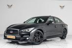 Infiniti Q50 2.2d S, Auto's, Infiniti, Zwart, Leder, Bedrijf, 5 deurs