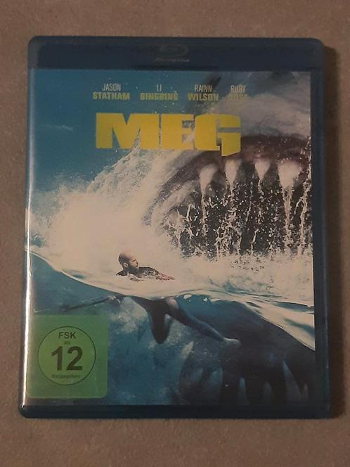 The Meg - Blu-Ray, CD & DVD, Blu-ray, Comme neuf, Enlèvement ou Envoi