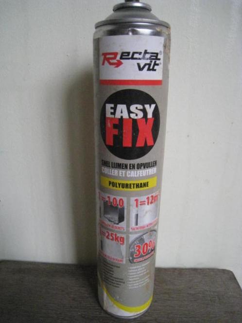Rectavit PU, Easy Fix, snel lijmen en opvullen, 80% vol, Doe-het-zelf en Bouw, Isolatie en Afdichting, Ophalen of Verzenden