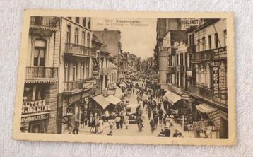 carte postale Blankenberge weststraat, Enlèvement ou Envoi