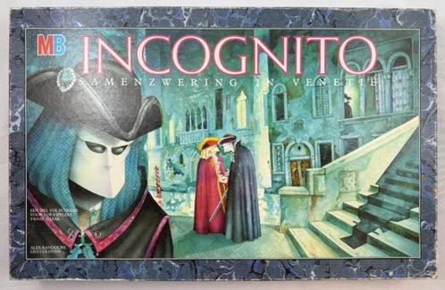 Incognito MB Bordspel Gezelschapsspel Compleet Vintage 1988, Hobby en Vrije tijd, Gezelschapsspellen | Bordspellen, Zo goed als nieuw