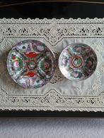 Chinees Rose Medallion porseleinen bordjes, Ophalen of Verzenden