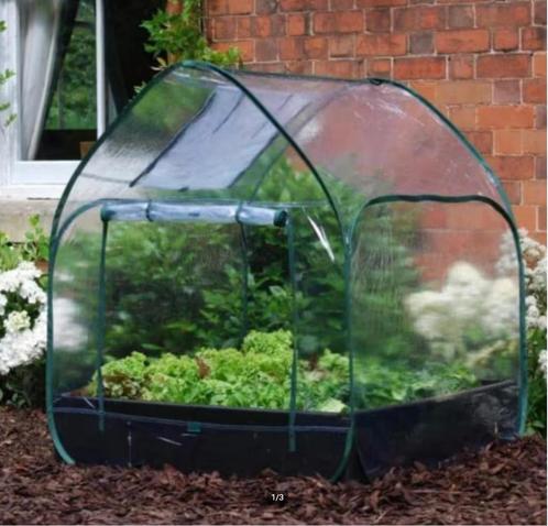 Pop-up kas van PVC (2 stuks verkrijgbaar), Tuin en Terras, Kassen, Zo goed als nieuw, Kweekkas, Staal, Folie, Ophalen of Verzenden